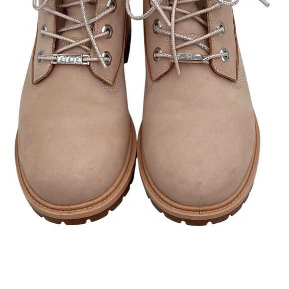 Timberland Heritage 6” Waterproof Boots Light Pink Nubuck Women's Size 9 (HF7) - Picture 3 of 14
